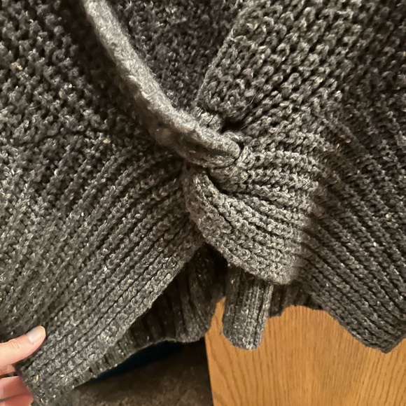 Womens Ruby Moon grey off the shoulder sweater size medium - Picture 9 of 10